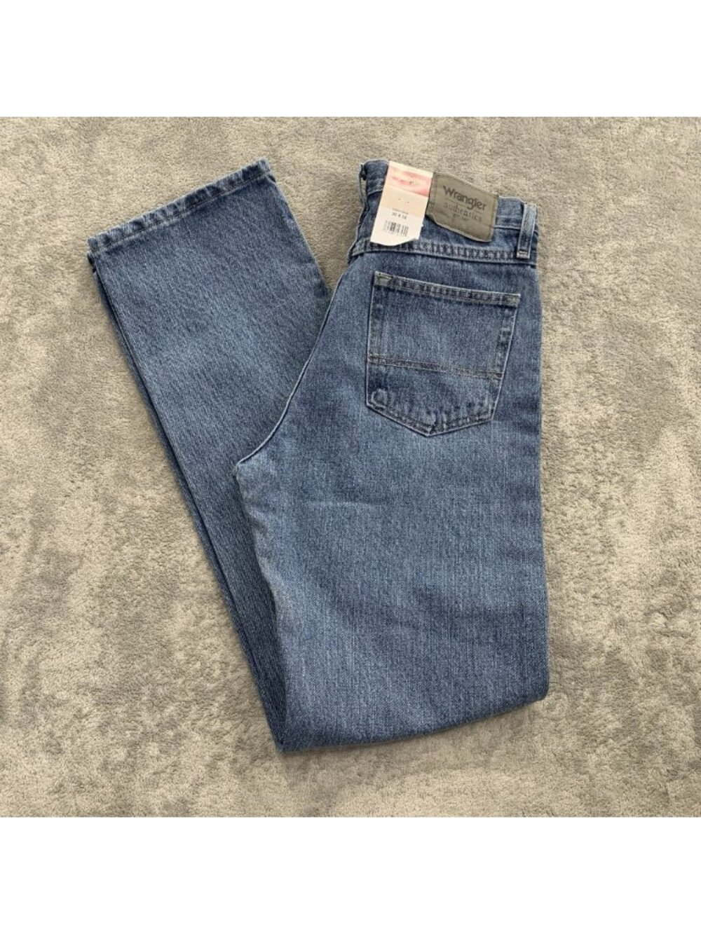 Wrangler Authentics Jeans Men 30x32 Blue Denim Classic Regular Fit Straight Leg